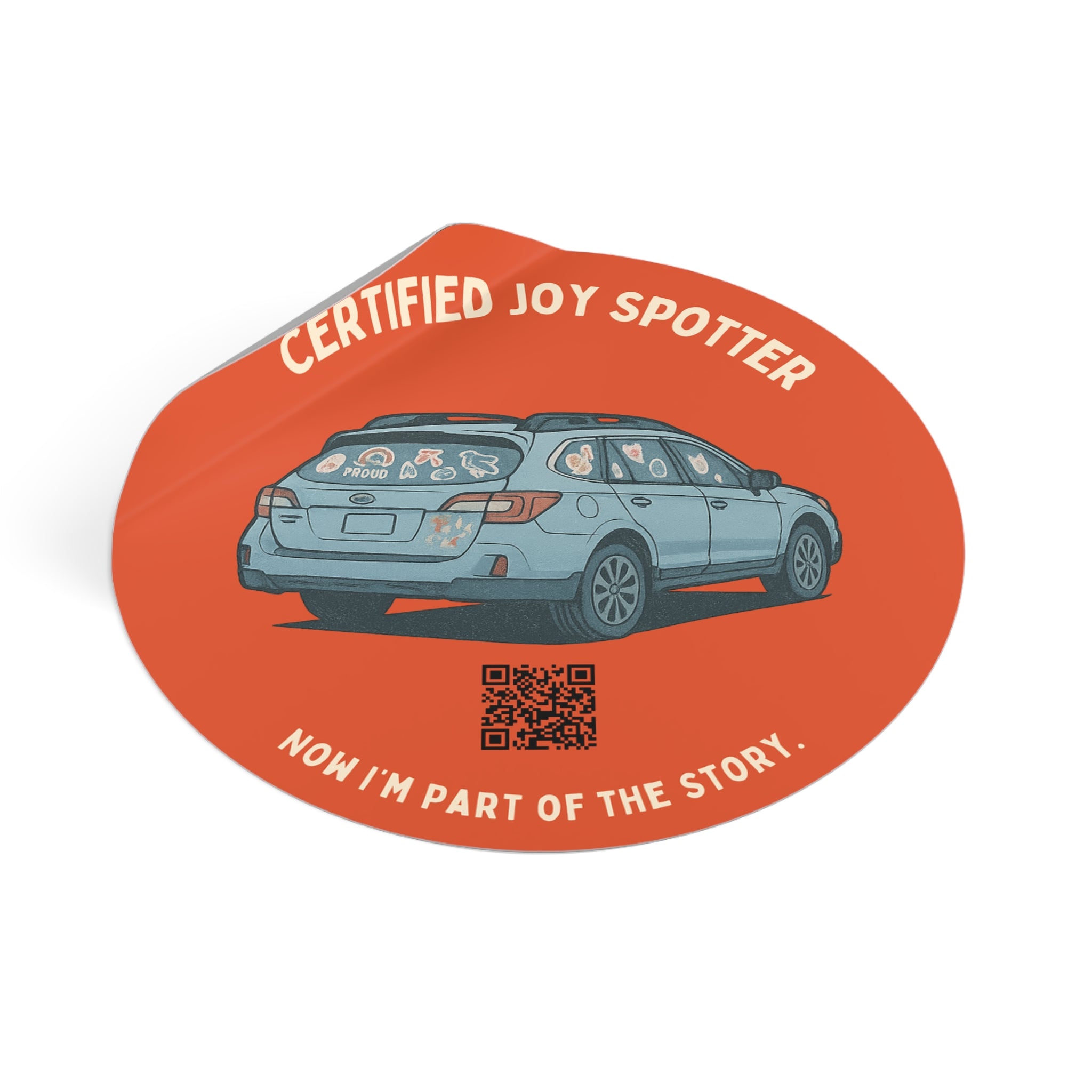 Certified Joy Spotter Vinyl Sticker
